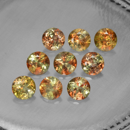 Achetez naturel 2,40ct multicolore andalousite gems, coupe roude, en provenance brésil chez gemselect. en stock, livraison internationale!