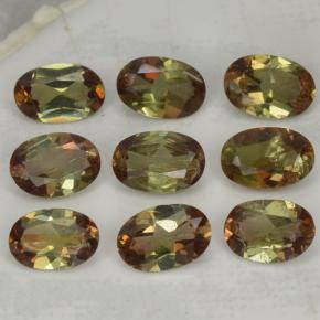 Achetez naturel 3,72ct multicolore andalousite gems, coupe ovale, en provenance brésil chez gemselect. en stock, livraison internationale!