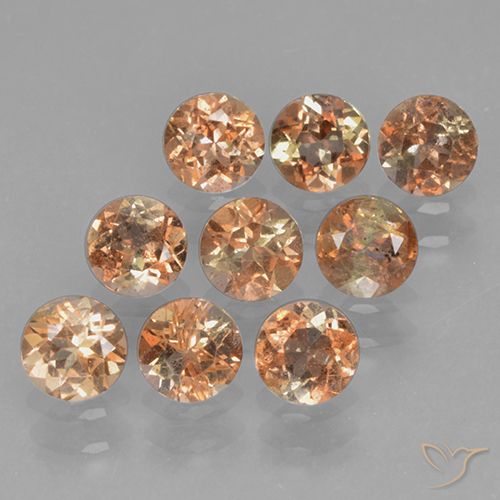 2.41ctw Naturel Multicolore Andalousite, Tour, VS-SI