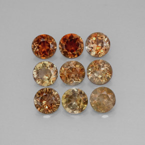 Achetez naturel 2,34ct multicolore andalousite gems, coupe roude, en provenance brésil chez gemselect. en stock, livraison internationale!