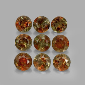 Achetez naturel 2,28ct multicolore andalousite gems, coupe roude, en provenance brésil chez gemselect. en stock, livraison internationale!