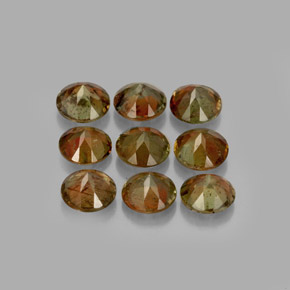 Achetez naturel 2,28ct multicolore andalousite gems, coupe roude, en provenance brésil chez gemselect. en stock, livraison internationale!