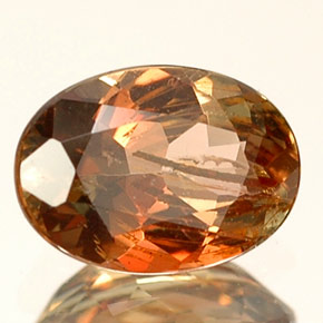 Andalousite Multicolore naturelle Coupe ovale, 0.56 ct, VVS-VS