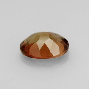 Andalousite multicolore naturelle coupe ovale, 1,82 ct, VS