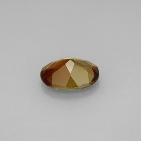 Andalousite multicolore naturelle coupe ovale, 1,61 ct, VVS-VS
