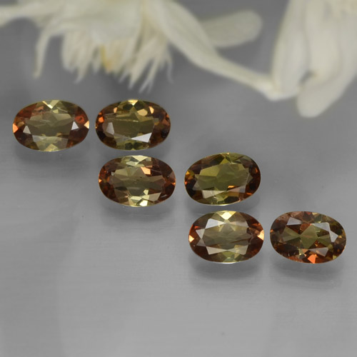 Achetez naturel 2,42ct multicolore andalousite gems, coupe ovale, en provenance brésil chez gemselect. en stock, livraison internationale!