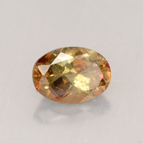 Andalousite Multicolore naturelle Coupe ovale, 0.87 ct, VS