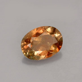 Andalousite Multicolore naturelle Coupe ovale, 1.28 ct, VS-SI