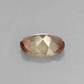 Andalousite multicolore naturelle coupe ovale, 1,05 ct, VS-SI