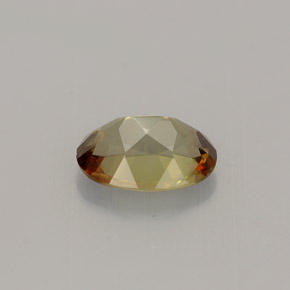 Andalousite multicolore naturelle coupe ovale, 0,77 ct, VVS-VS