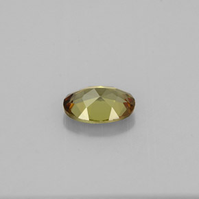 Andalousite multicolore naturelle coupe ovale, 0,76 ct, VVS-VS