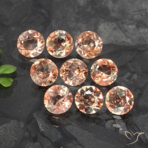 2.05ctw Naturel Orange clair Andalousite, Tour, VS