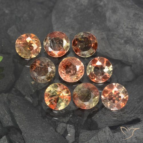 1.90ctw Naturel Multicolore Andalousite, Tour, VS