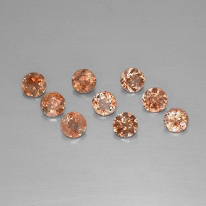 Achetez naturel 2,16ct orange andalousite gems, coupe roude, en provenance brésil chez gemselect. en stock, livraison internationale!
