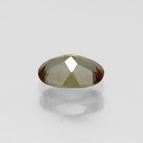 Andalousite multicolore naturelle coupe ovale, 0,46 ct, VS
