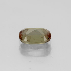 Andalousite multicolore naturelle coupe ovale, 0,47 ct, VS-SI