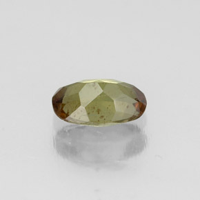 Andalousite multicolore naturelle coupe ovale, 0,47 ct, VS-SI