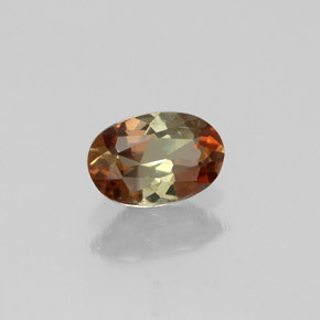 Andalousite Multicolore naturelle Coupe ovale, 0.37 ct, VS