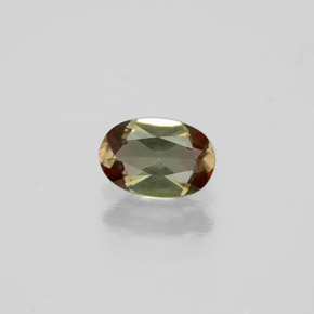 Andalousite Multicolore naturelle Coupe ovale, 0.45 ct, VVS-VS