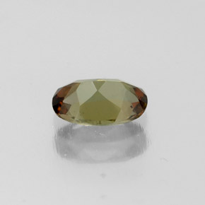 Andalousite multicolore naturelle coupe ovale, 0,43 ct, VVS-VS