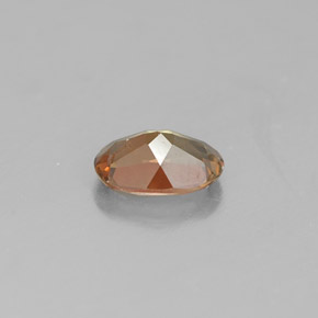 Andalousite multicolore naturelle coupe ovale, 0,45 ct, VVS-VS