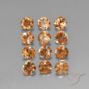 3.09ctw Naturel Multicolore Andalousite, Tour, VS-SI