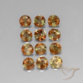 3.06ctw Naturel Multicolore Andalousite, Tour, VS-SI