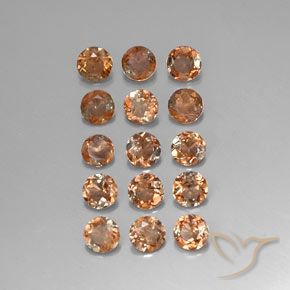 3.43ctw Naturel Multicolore Andalousite, Tour, VS-SI