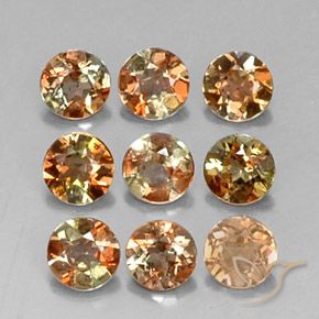 Achetez naturel 1,93ct multicolore andalousite gems, coupe roude, en provenance brésil chez gemselect. en stock, livraison internationale!