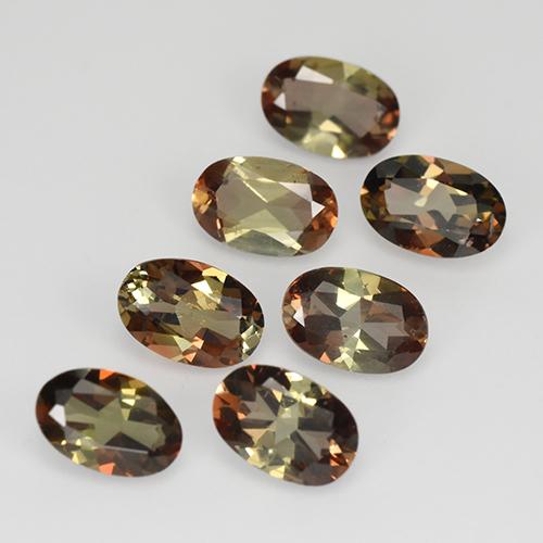 Achetez naturel 3,05ct multicolore andalousite gems, coupe ovale, en provenance brésil chez gemselect. en stock, livraison internationale!