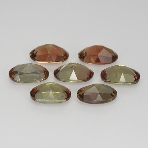 Achetez naturel 3,05ct multicolore andalousite gems, coupe ovale, en provenance brésil chez gemselect. en stock, livraison internationale!