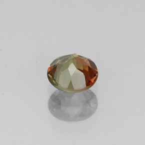 Andalousite multicolore naturelle coupe roude, 0,43 ct, VS