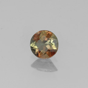 Andalousite Multicolore naturelle Coupe roude, 0.29 ct, VS