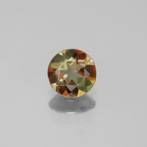 Andalousite Multicolore naturelle Coupe roude, 0.38 ct, VS