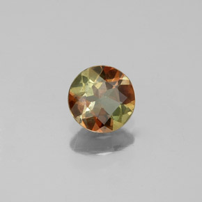 Andalousite Multicolore naturelle Coupe roude, 0.38 ct, VS