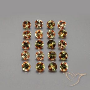3.79ctw Naturel Multicolore Andalousite, Tour, VS