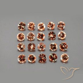 3.74ctw Naturel Multicolore Andalousite, Tour, VS