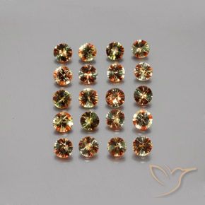 3.35ctw Naturel Multicolore Andalousite, Tour, VS