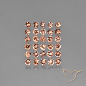 3.50ctw Naturel Multicolore Andalousite, Tour, VS