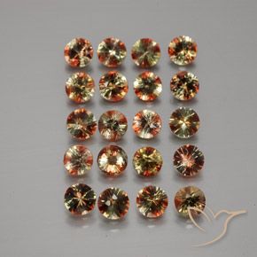 3.66ctw Naturel Multicolore Andalousite, Tour, VS