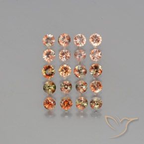 4.41ctw Naturel Multicolore Andalousite, Tour, VS