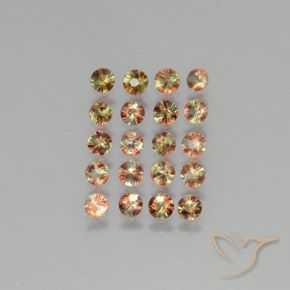 2.63ctw Naturel Multicolore Andalousite, Tour, VS