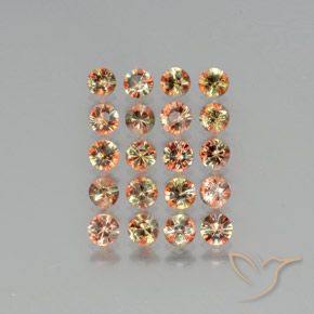 3.82ctw Naturel Multicolore Andalousite, Tour, VS