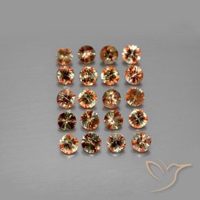 3.46ctw Naturel Multicolore Andalousite, Tour, VS