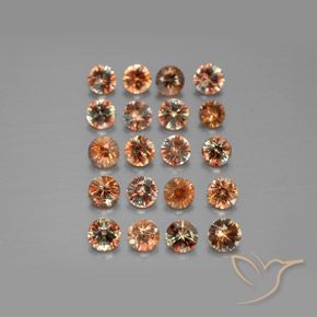 3.52ctw Naturel Multicolore Andalousite, Tour, VS