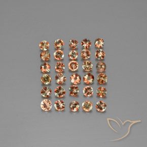 3.63ctw Naturel Multicolore Andalousite, Tour, VS