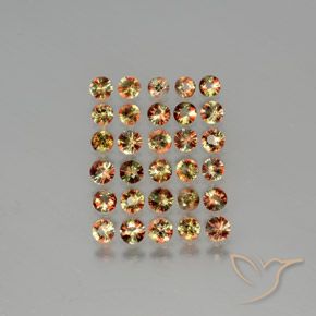 4.05ctw Naturel Multicolore Andalousite, Tour, VS