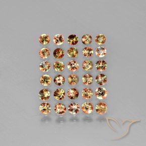 3.57ctw Naturel Multicolore Andalousite, Tour, VS