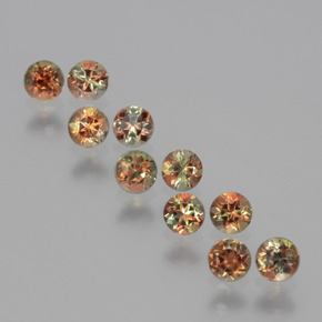 Achetez naturel ct multicolore andalousite gems, coupe roude, en provenance brésil chez gemselect. en stock, livraison internationale!