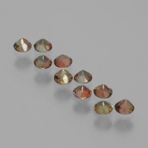 Achetez naturel ct multicolore andalousite gems, coupe roude, en provenance brésil chez gemselect. en stock, livraison internationale!